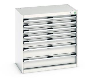 Bott Drawer Cabinets 800 Width x 525 Depth Drawer Cabinet 800 mm high - 7 drawers